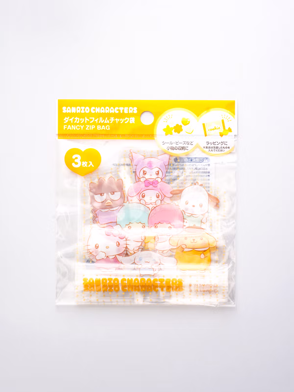 韓國 DAISO - 三麗鷗角色剪裁拉鍊袋♡MY MELODY