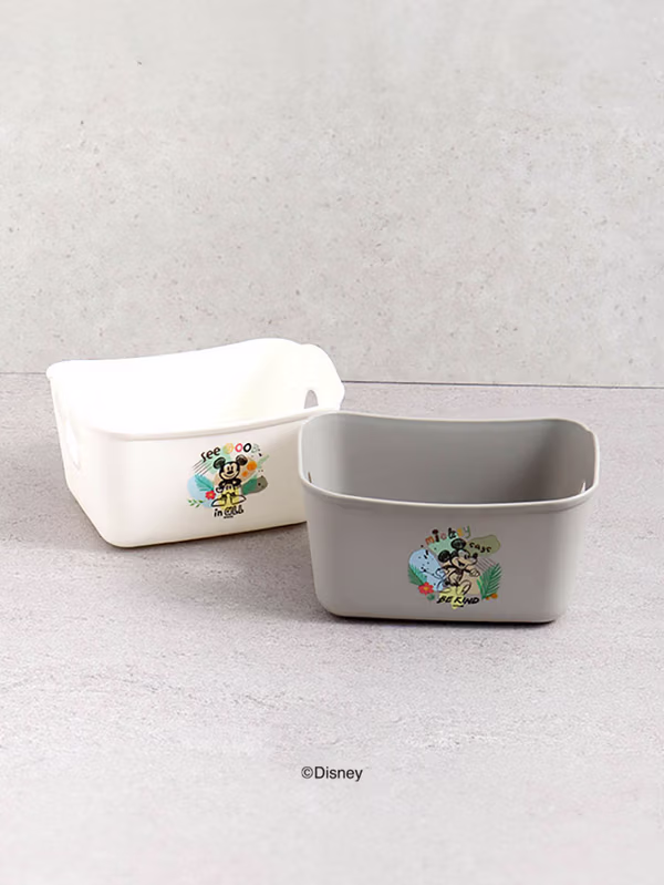 韓國 DAISO - 迪士尼 手提式 收納籃♡迪士尼 | DISNEY