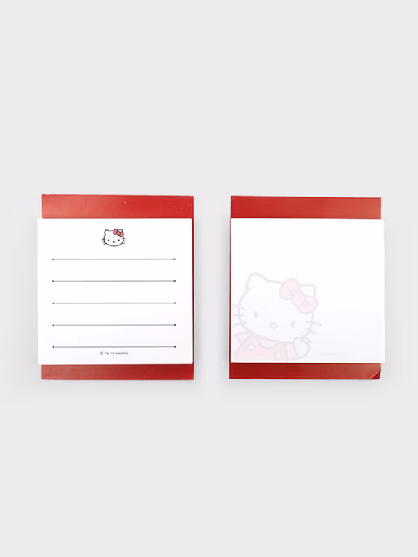 韓國 DAISO - Hello Kitty 方形便條紙♡HELLO KITTY