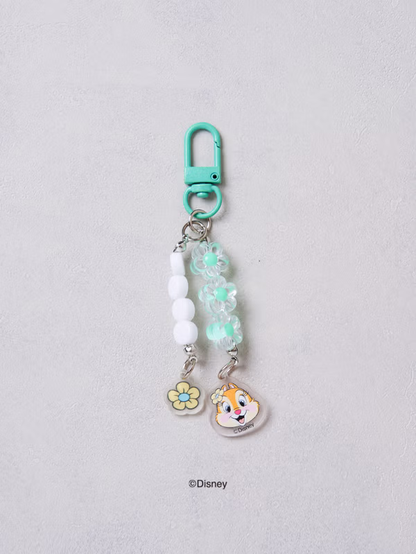 韓國 DAISO - 迪士尼花朵鑰匙圈♡迪士尼 | DISNEY