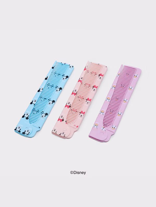 韓國 DAISO - 迪士尼 米奇朋友 可摺式尾巴梳♡迪士尼 | DISNEY
