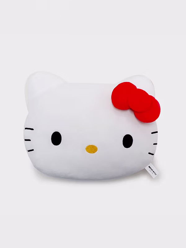 韓國 DAISO - Hello Kitty臉型抱枕♡MY MELODY
