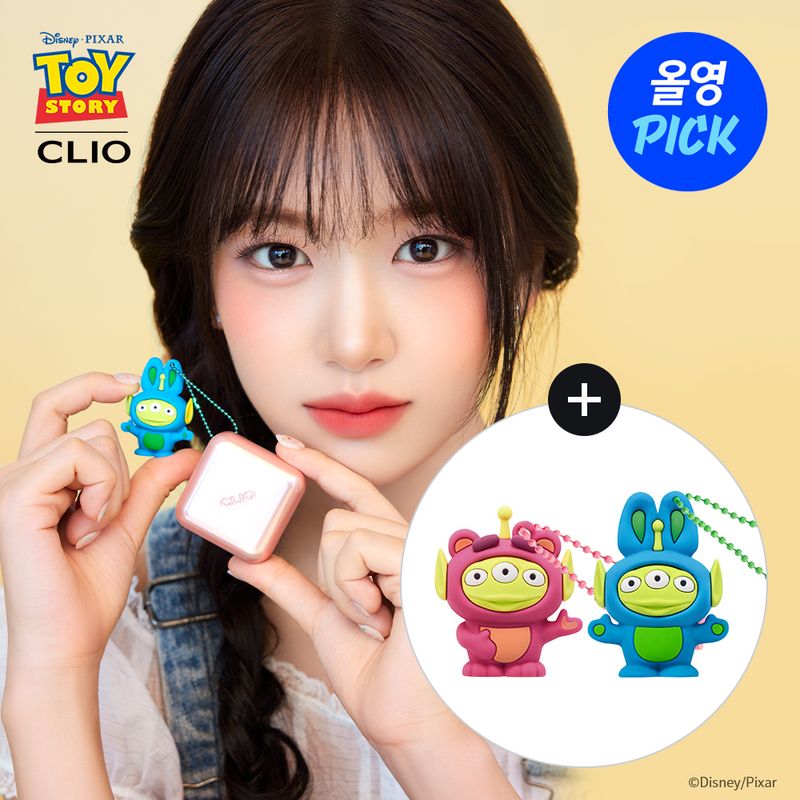 韓國 Olive Young 特別優惠套裝 -  [TOY STORY 玩具總動員]  CLIO ESSENTIAL LIPCHEEK TAP BLUR SET 基礎唇頰兩用套裝 ♡OLIVEYOUNG 