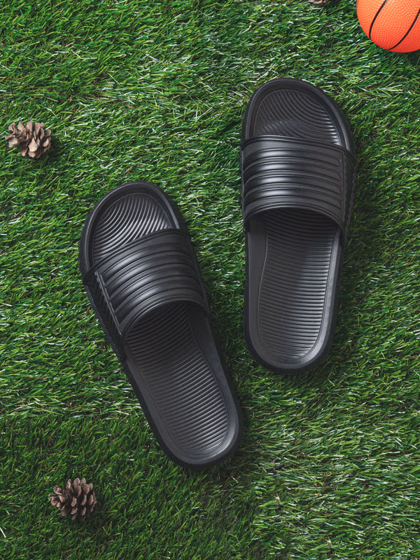 韓國 DAISO - 斜線拖鞋♡鞋子