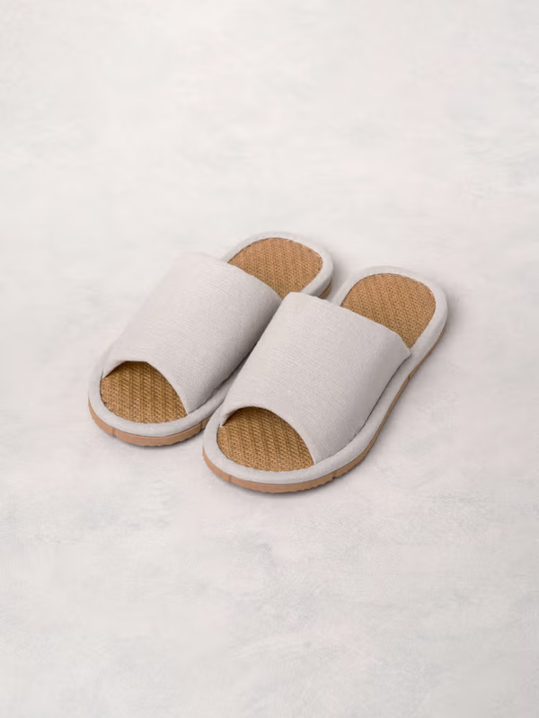 韓國 DAISO - 簡約開口居家拖鞋♡鞋子