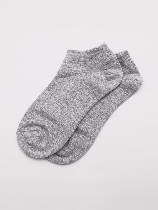 韓國 DAISO - 女性用純色運動襪♡襪子