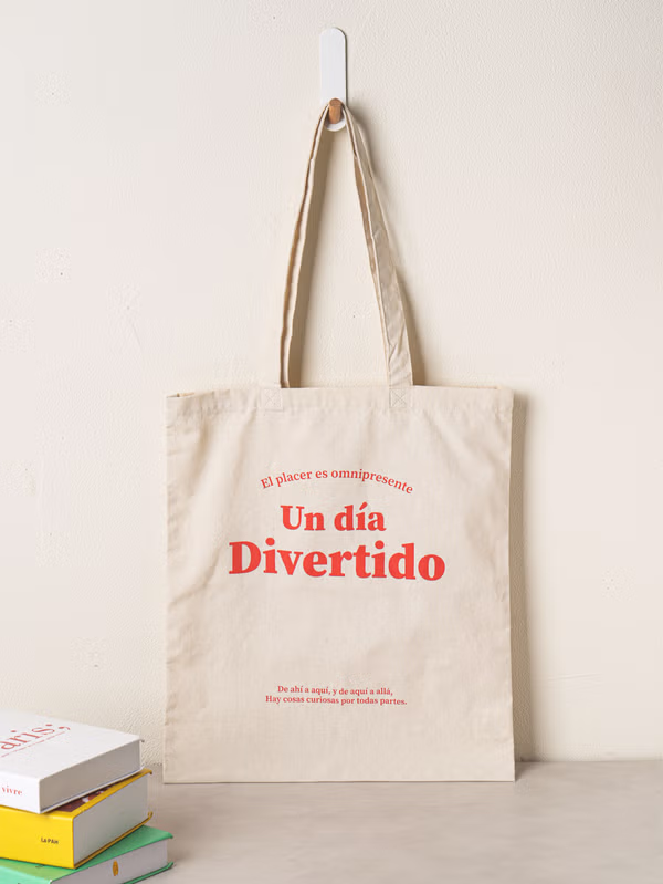 韓國 DAISO - 基本印花環保袋紅色♡包包