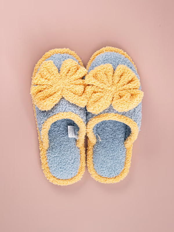 韓國 DAISO - 柔軟絲帶拖鞋♡鞋子