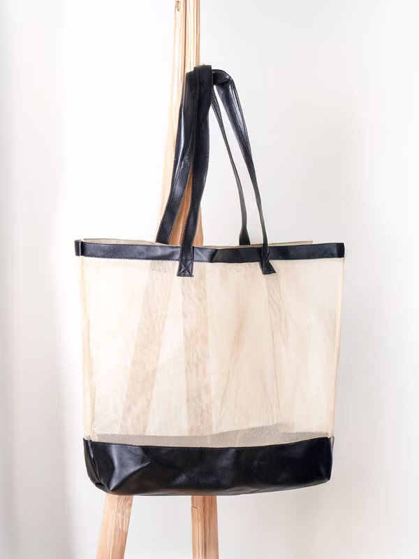 韓國 DAISO - 大型網狀肩背包♡包包