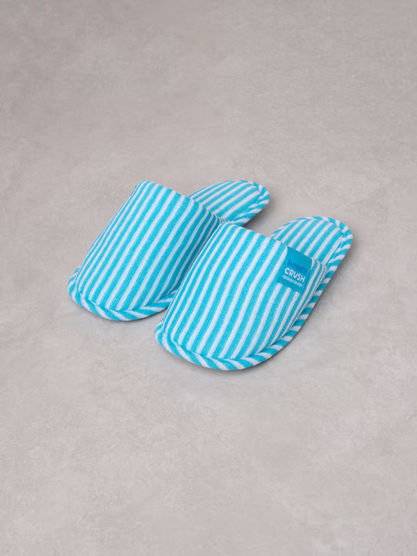 韓國 DAISO - 條紋室內拖鞋♡鞋子