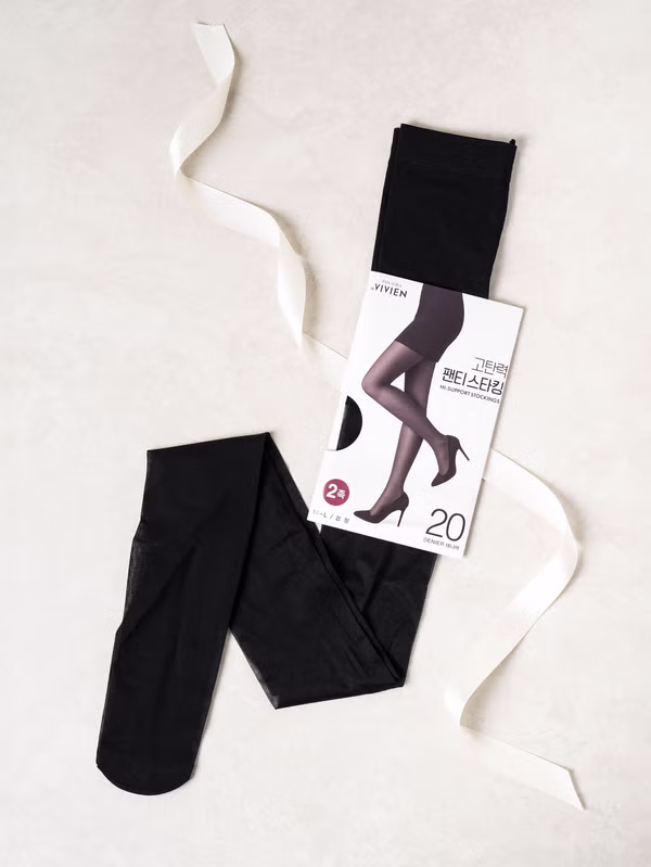 韓國 DAISO - 黑色絲襪♡襪子