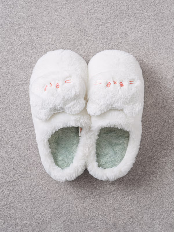 韓國 DAISO - 貓咪造型室內拖鞋♡鞋子