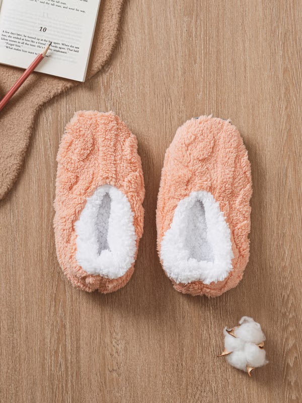 韓國 DAISO - 扭紋圖案室內拖鞋♡鞋子