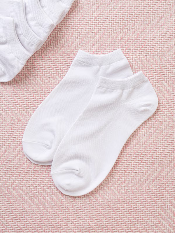 韓國 DAISO - 女性運動襪白色♡襪子