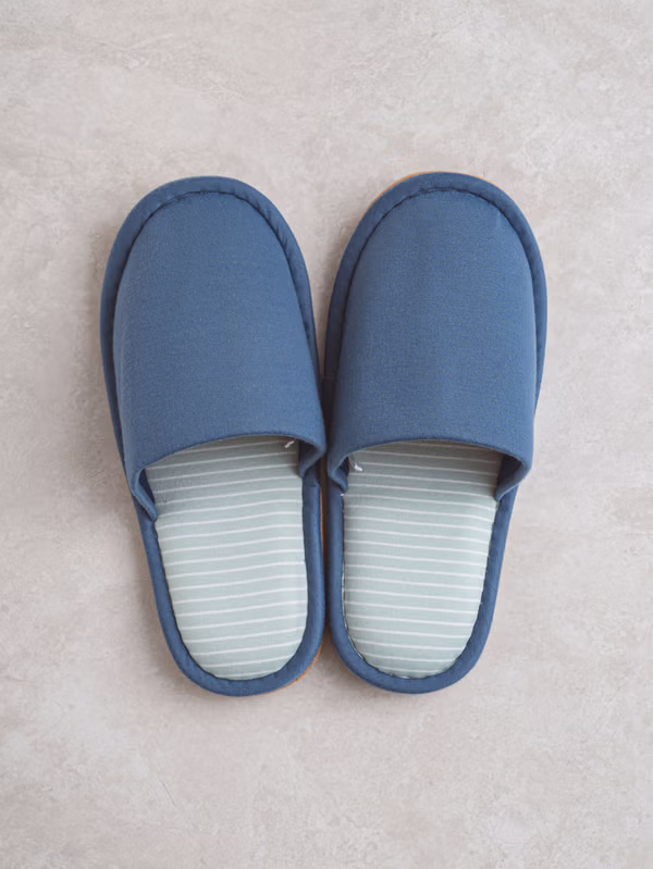 韓國 DAISO - 條紋基本室內拖鞋♡鞋子