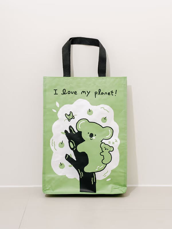 韓國 DAISO - 袋鼠帆布袋♡包包