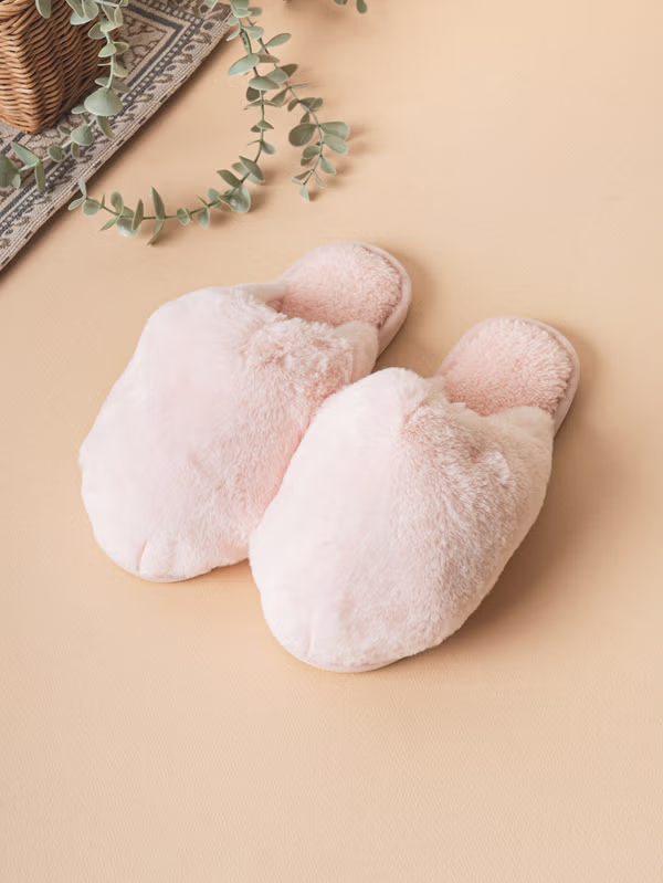 韓國 DAISO - 調整式厚底拖鞋 粉色♡鞋子