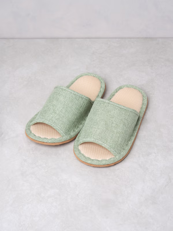 韓國 DAISO - 輕便網眼開口室內拖鞋♡鞋子