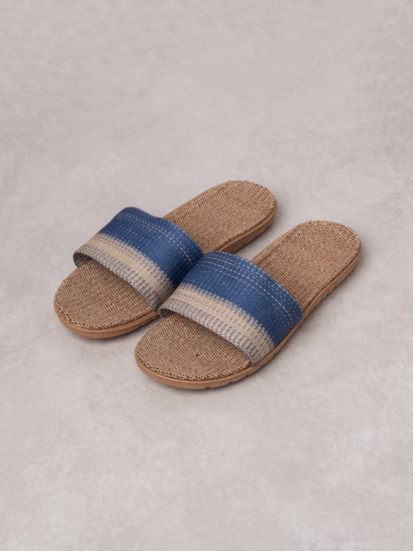 韓國 DAISO - 雙帶簡約麻布拖鞋♡鞋子