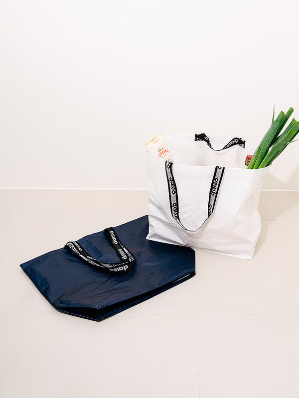 韓國 DAISO - 雙用防水袋-大型♡包包