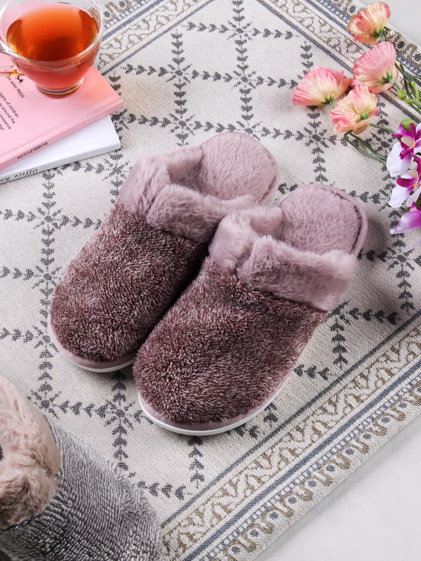 韓國 DAISO - 毛絨室內拖鞋♡鞋子
