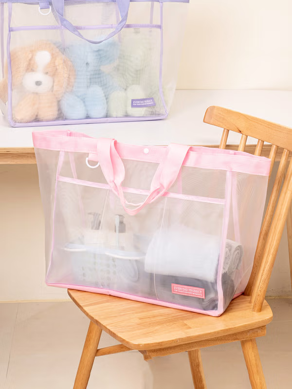 韓國 DAISO - 口袋大號網袋♡包包