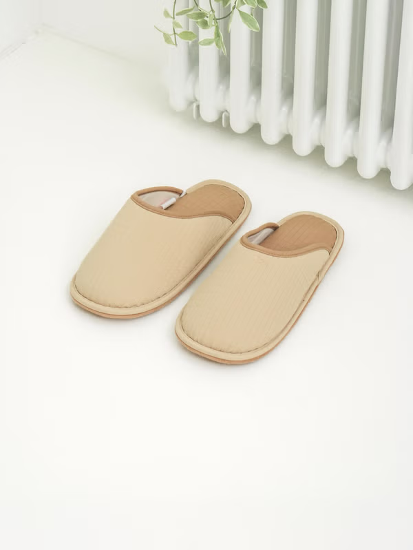 韓國 DAISO - 華夫布配色室內拖鞋♡鞋子