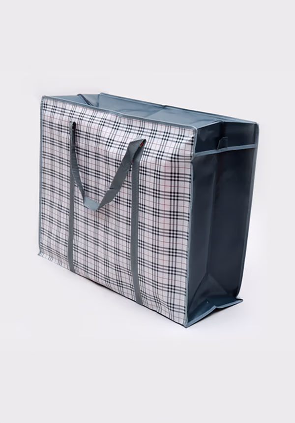 韓國 DAISO - 格仔無紡布袋♡包包