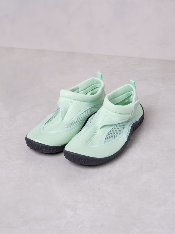 韓國 DAISO - 調整式水陸鞋 薄荷色♡鞋子