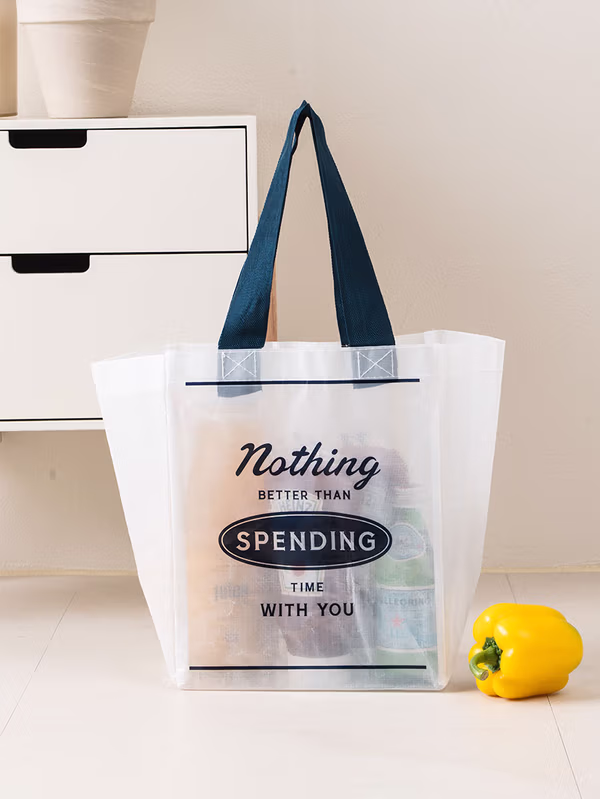 韓國 DAISO - 一起透明塔帕林袋♡包包