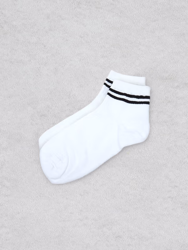 韓國 DAISO - 女性雙線短襪♡襪子