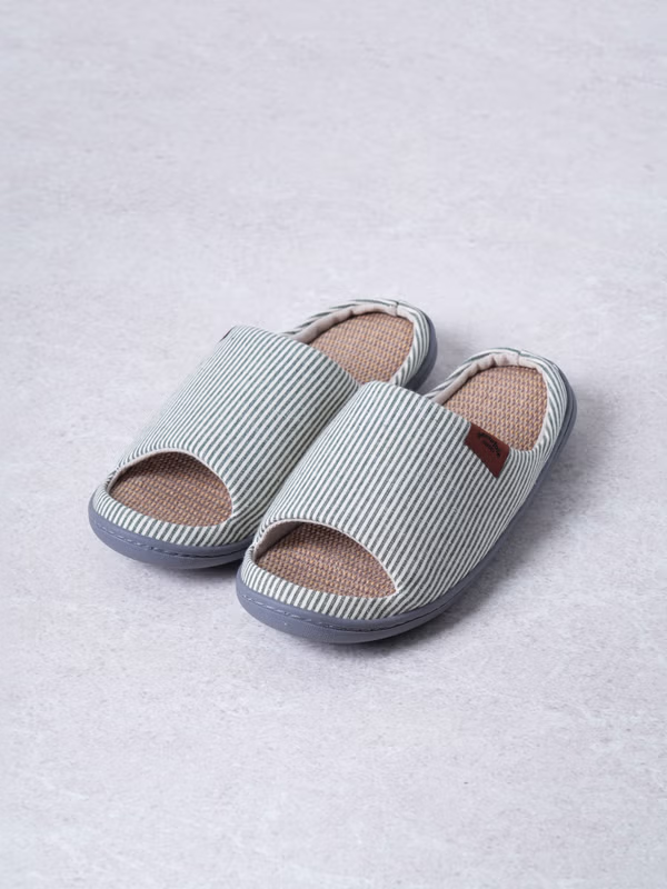 韓國 DAISO - 中底麻感開口客廳拖鞋♡鞋子