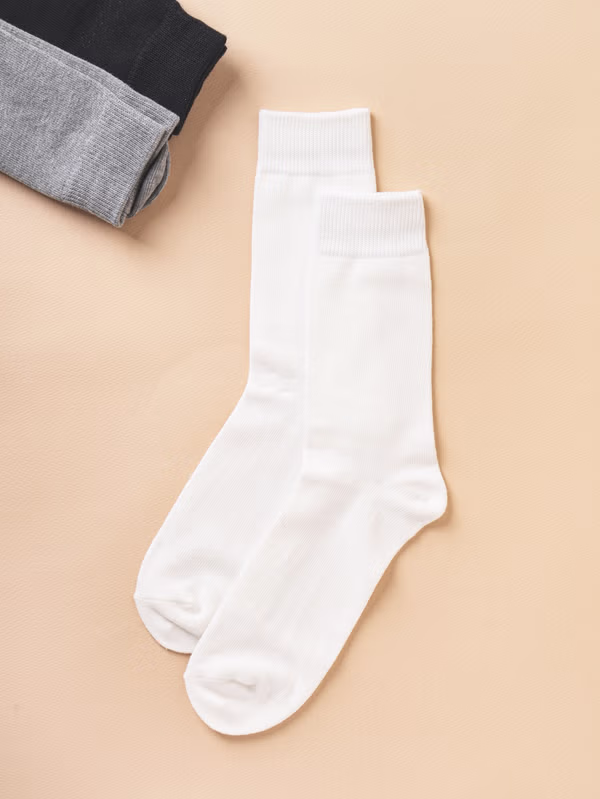 韓國 DAISO - 新年企劃男士高筒襪3雙套裝♡襪子