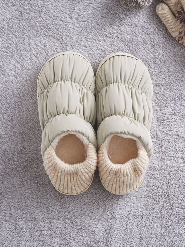 韓國 DAISO - 毛絨室內拖鞋♡鞋子