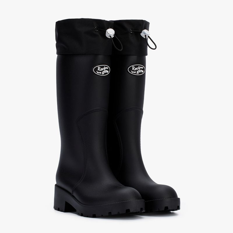 韓國 RECLOW - HOU LONG RAIN BOOTS BLACK