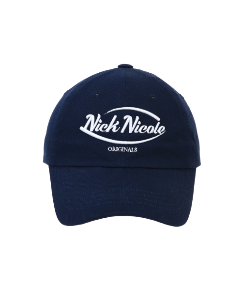 韓國 닉앤니콜(NICK&NICOLE) NICOLE ORIGINALS LOGO BALL CAP_NAVY