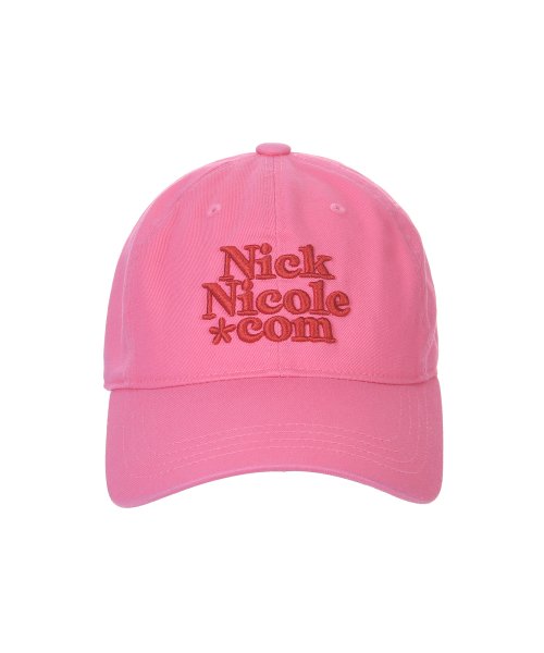 韓國 닉앤니콜(NICK&NICOLE) NN DOTCOM SIGNATURE BALL CAP_DEEP PINK 