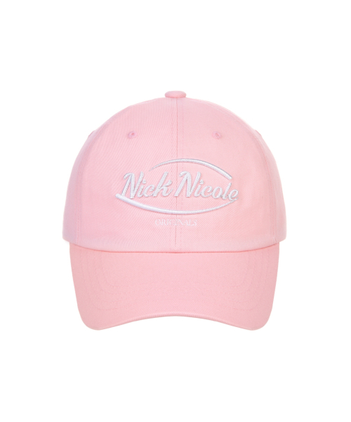 韓國 닉앤니콜(NICK&NICOLE) NICOLE ORIGINALS LOGO BALL CAP_PINK 