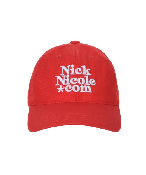 韓國 닉앤니콜(NICK&NICOLE) NN DOTCOM SIGNATURE BALL CAP_RED 