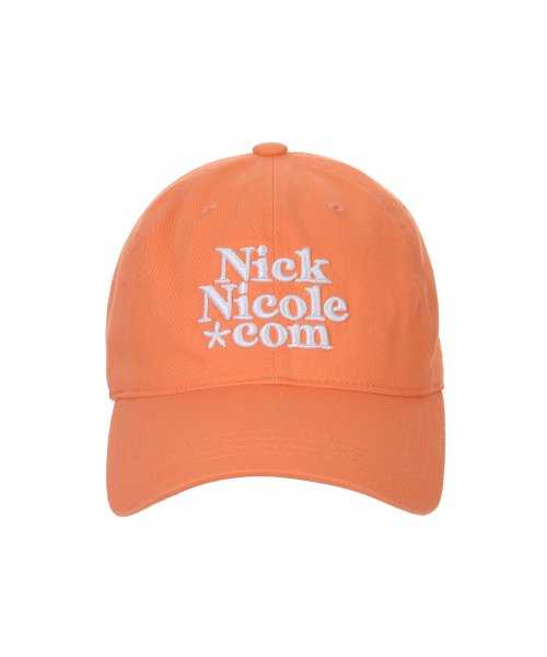韓國 닉앤니콜(NICK&NICOLE) NN DOTCOM SIGNATURE BALL CAP_ORANGE