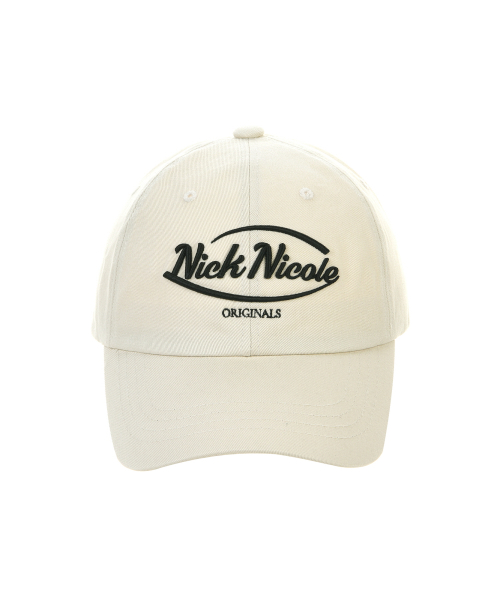 韓國 닉앤니콜(NICK&NICOLE) NICOLE ORIGINALS LOGO BALL CAP_BEIGE 