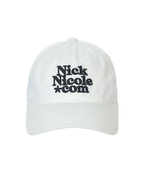 韓國 닉앤니콜(NICK&NICOLE) NN DOTCOM SIGNATURE BALL CAP_WHITE