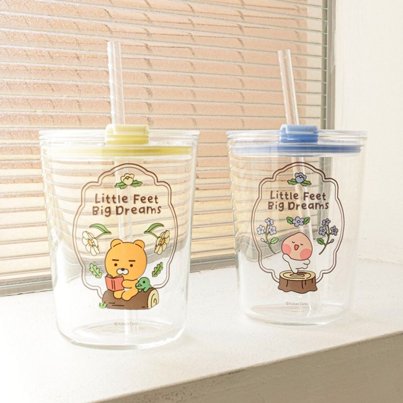  韓國 Kakao Friends  玻璃杯 500mL [RYAN]
