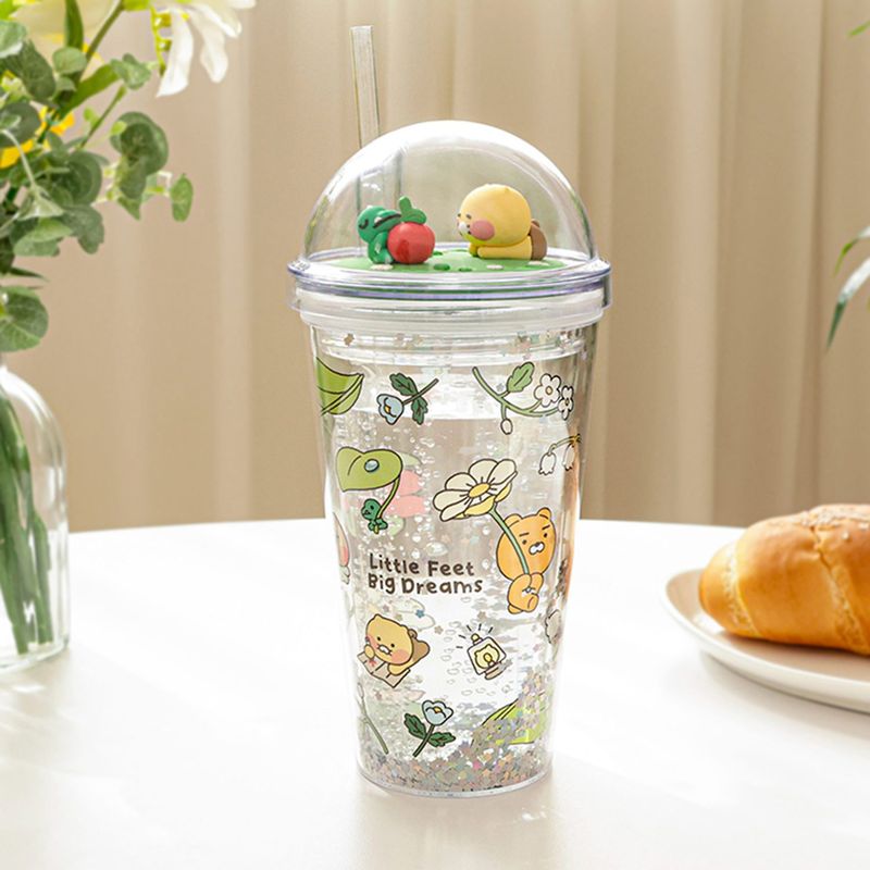  韓國 Kakao Friends  圓頂冷飲杯 450mL