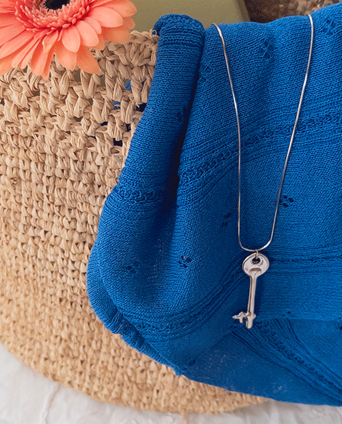 leelin - [오아시스 키포인트 롱목걸이]♡韓國女裝頸飾