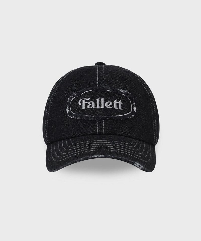 ［韓國限時優惠！］FALLETT - 復古棒球帽黑色