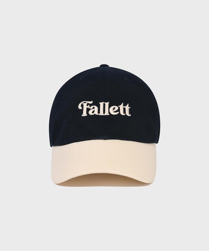 ［韓國限時優惠！］FALLETT - 故事標誌棒球帽海軍藍