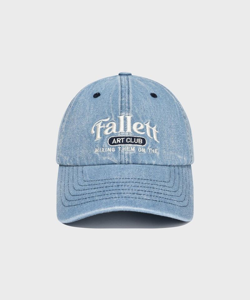 ［韓國限時優惠！］FALLETT - 牛仔故事標誌棒球帽藍色