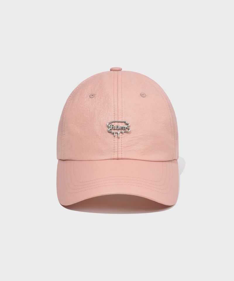 ［韓國限時優惠！］FALLETT - 刷子標誌棒球帽粉紅色