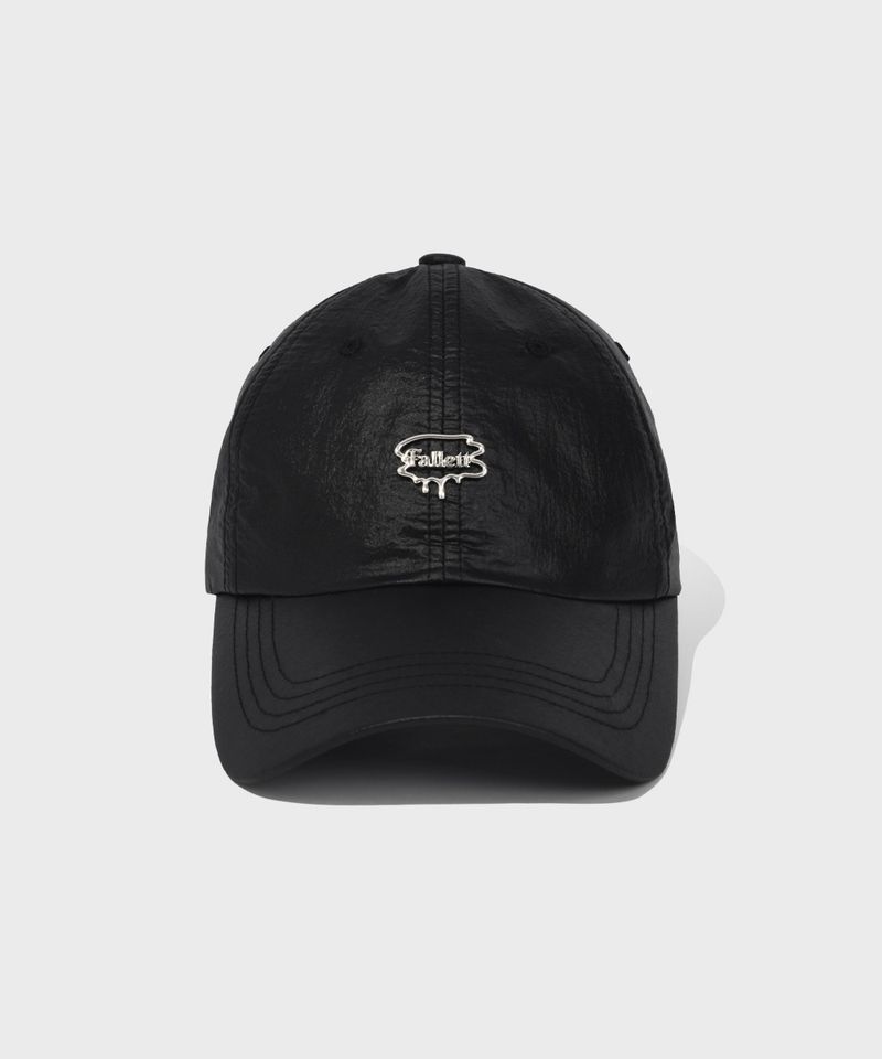 ［韓國限時優惠！］FALLETT - 刷子標誌棒球帽黑色